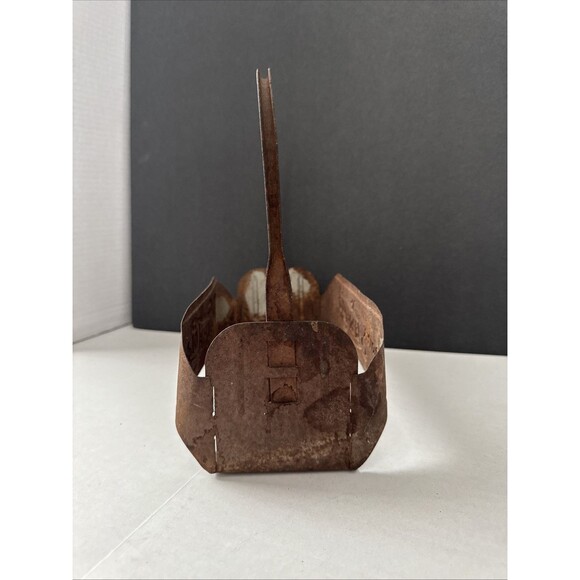 Vintage Pepsi Cola Metal Bottle Carrier Old Collectible Weathered Memorabilia - Picture 7 of 12